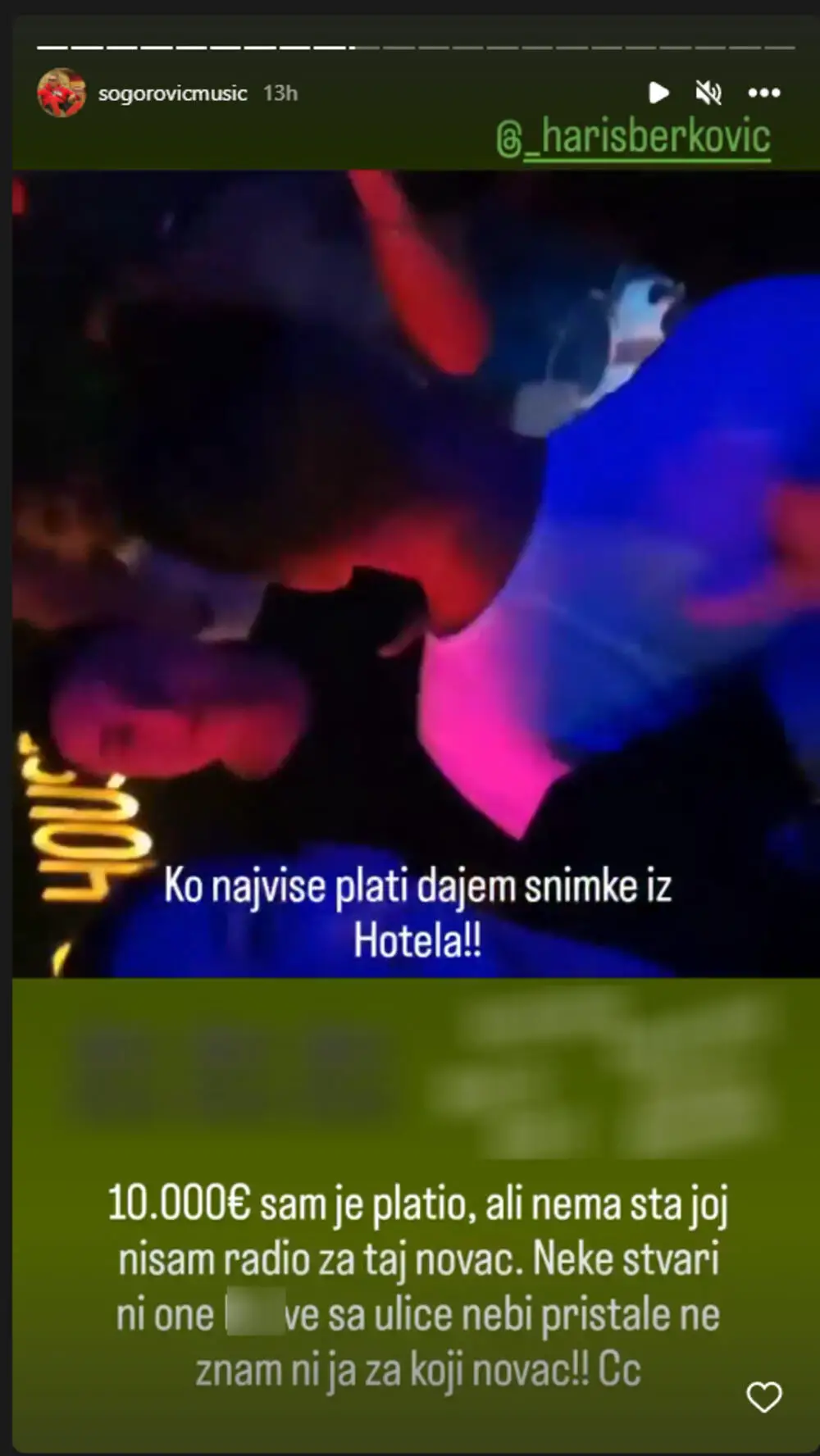 Ko najviše plati, dajem snimak iz hotela: Opsednuti fan tvrdi da je platio 10.000 eura da bi bio intiman sa Radom Manojlović – Ekspanzija.com